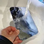 휴대용 아크릴 안티 안개 거울 샤워 면도 Fogless 거울 화장실 여행 액세서리 여성 메이크업 남자 면도 - 이미지 4