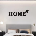 새로운 나비 홈 영어 편지 벽 스티커 거울 아크릴 자기 접착제 분리형 벽 스티커 현대 홈 장식 - 이미지 6