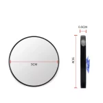 흡입 컵이있는 확대 거울 욕실 메이크업 거울 용 블랙 헤드 돋보기 휴대용 거울 라운드 5x/10x/15x - 이미지 6