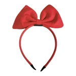 레드 블랙 빅 활 매듭 헤어밴드, 여성용 헤어핀, 소녀 헤어 액세서리, 어린이 머리 장식 - 이미지 2