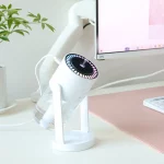 미니가습기 600ml 각도 조절 가능 사무실용 책상 탁상용 휴대용 여행용 캠핑 차량용 USB 무드등 포함 - 이미지 2