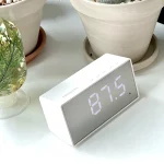 블루투스 미니 미러 스피커(무선 LED 알람시계/휴대용) - 이미지 5