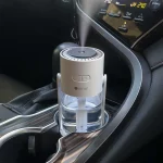 미니가습기 600ml 각도 조절 가능 사무실용 책상 탁상용 휴대용 여행용 캠핑 차량용 USB 무드등 포함 - 이미지 6