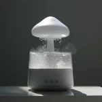 808 비 구름 무드등 빗소리 ASMR 물멍 대용량 초음파 가습기 백색소음