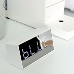 블루투스 미니 미러 스피커(무선 LED 알람시계/휴대용) - 이미지 3