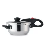 IH 통3중 스텐 압력솥 2L / 3L / 4L - 4인~8인 누룽지 가마솥 압력밥솥 인덕션겸용 - 이미지 2