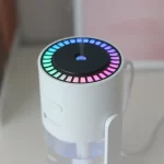 미니가습기 600ml 각도 조절 가능 사무실용 책상 탁상용 휴대용 여행용 캠핑 차량용 USB 무드등 포함 - 이미지 4